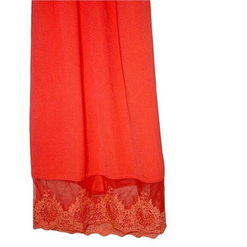 Tobi NWT Coral Lace Renesmee Midi Bohemian Tank Dress Women Size XS - Picture 4 of 8