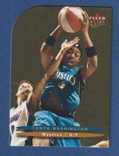 TONYA WASHINGTON 2003 Fleer Ultra Gold Medallion Die Cut #61 Mystics WNBA*