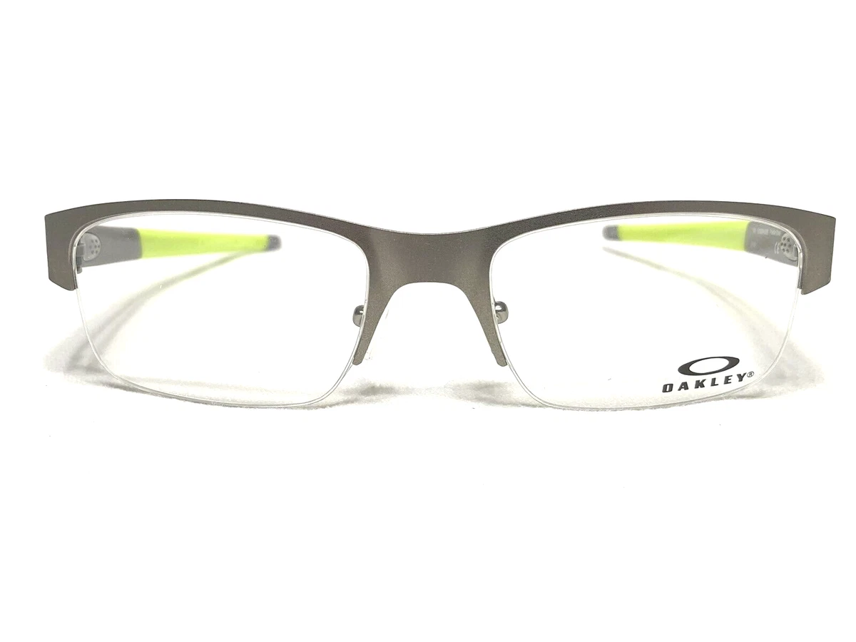 NEW Oakley Crosslink 0.5 OX3226 0355 Mens Powder Steel Half Rim Eyeglass Frames