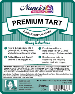 Frozen Yogurt Mix - Premium Original Tart (1 - 3lb bag)
