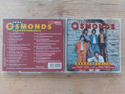 THE OSMONDS - GREATEST HITS - CD 1994 - 20 SONGS - GRATISVERSAND
