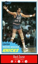 1981-82 Topps - #E87 Marvin Webster NM