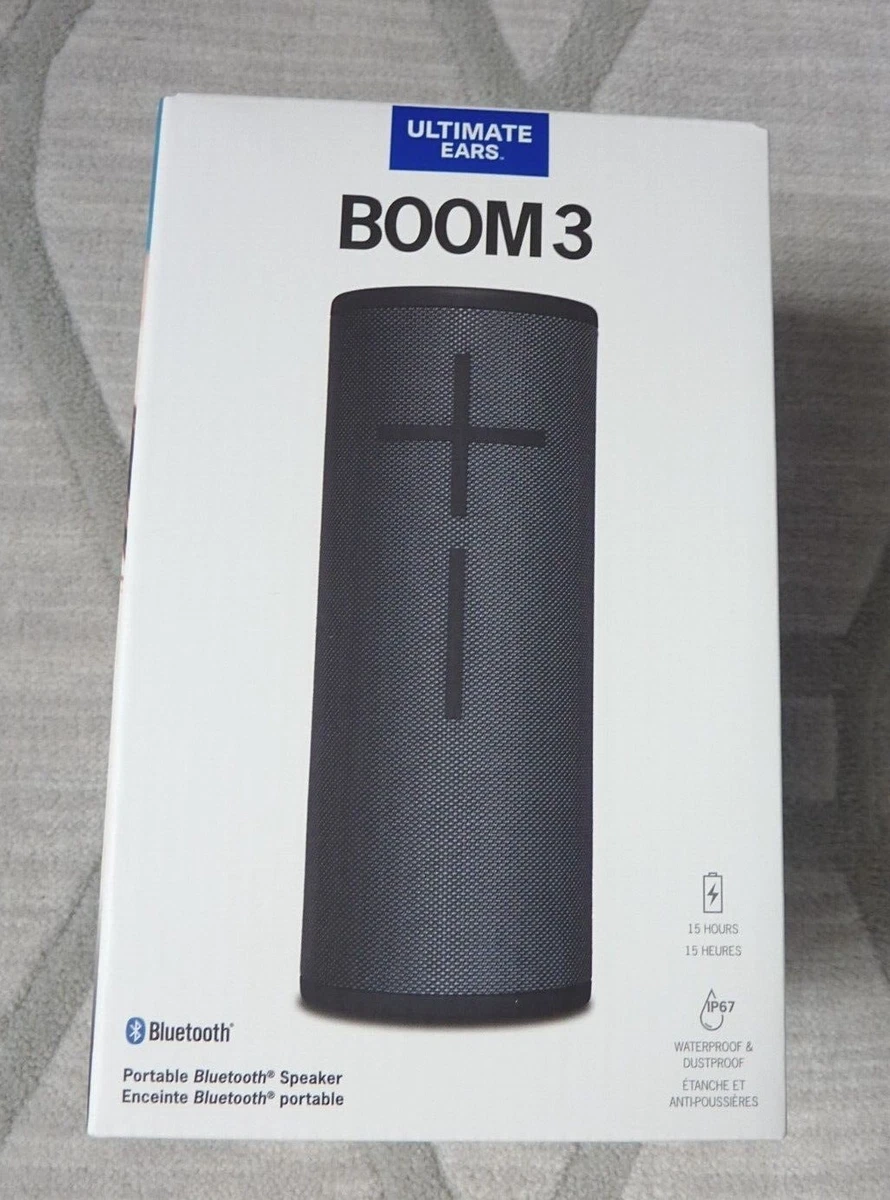 Ultimate Ears BOOM 3 Portable Wireless Bluetooth Speaker with  Waterproof/Dustproof Design Night Black 984-001348 - Best Buy