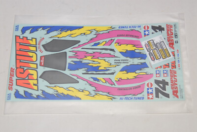 TAMIYA 1/10 Super Astute sticker decals | eBay