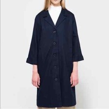 Ganni Yoshe Linen Blend Coat