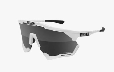 Scicon Sports Aeroshade XL Sportbrille White/White Fender Multimirror Silver