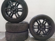 MINI R50 R56 16" Black Twin Spoke R119 Alloy Wheels and Tyres Rims Set 6856969
