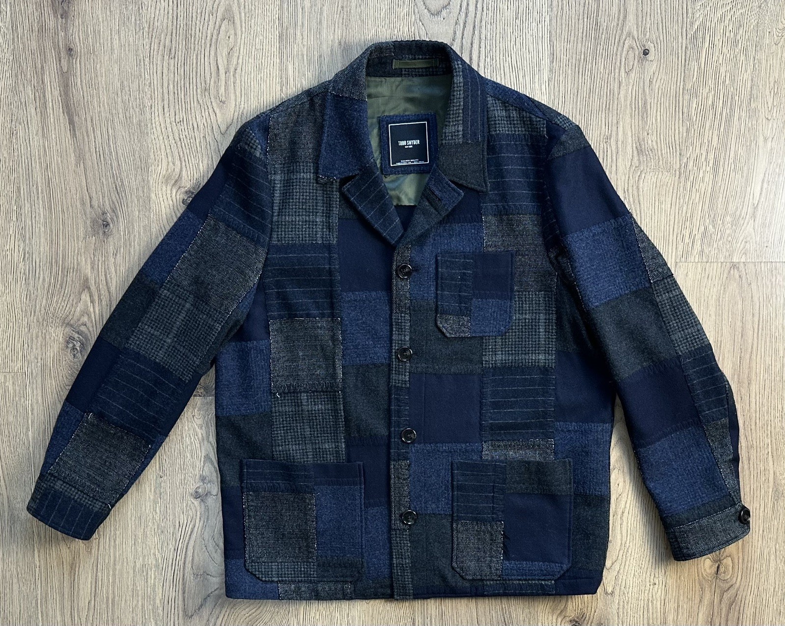 Todd Snyder - Indigo - Patchwork Chore Jacket   (… - image 1