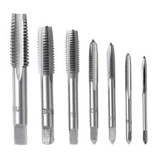 7Pcs M3 M4 M5 M6 M8 M10 M12 Thread Tap Set Metric Spiral Point Taps...