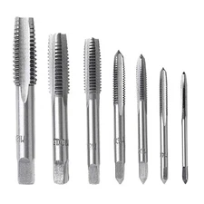 7Pcs M3 M4 M5 M6 M8 M10 M12 Thread Tap Set Metric Spiral Point Taps... 