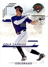 Cole Carrigg 2025 Panini Prospect Edition #126 Colorado Rockies