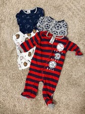 3-6 Months Boys one-piece outfits Pajamas 12 items