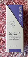 GoPure Tighten Smooth Belly Cream Body Lotion 6 MicroTight4 Complex 4.25 oz