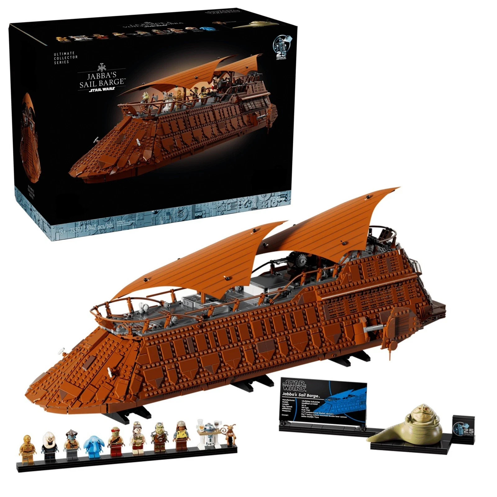 Star Wars UCS Jabba’s Sail Barge 75397 *Replica* Read Desc. 
