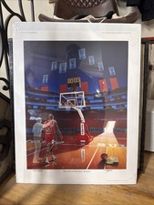 Tim Spransy 'When the Loudest Cheer Stopped' Signed Lithograph  Jordan 11/23