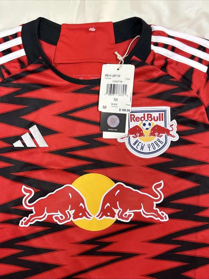 Adidas New York Red Bull MLS 2024/2025 Camiseta Fútbol Mujer’s M IP5992 NUEVA ZA1 Foto 2 de 3