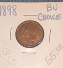 1898 INDIAN HEAD PENNY CENT NICE UNC