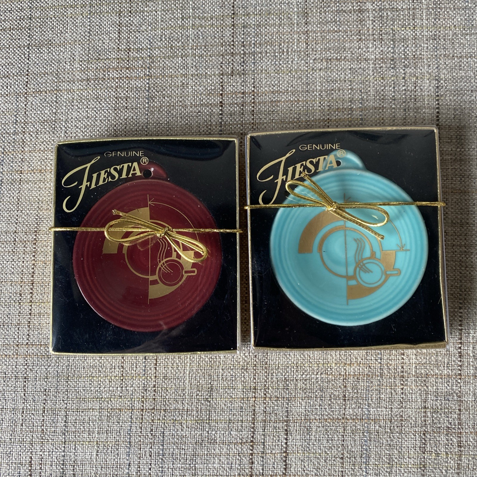 Lot 7 Fiestaware HLC Christmas Member Exclus 2008 2009 2010 2011 2014 2015 2016