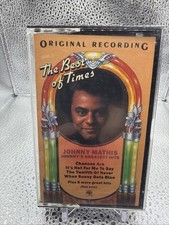The Best of Times Johnny Mathis Johnny's Greatest Hits 1977 Cassette Tape