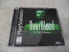 OverBlood  (Sony PlayStation 1, 1997) Black Label Horror Sci Fi Game Over Blood