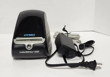 Dymo LabelWriter 450 Thermal Label Printer 1750110 + AC Adapter - Tested Working