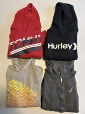 Lot Of Boys Hoodies Youth Size Medium 10/12 Hurley Tommy