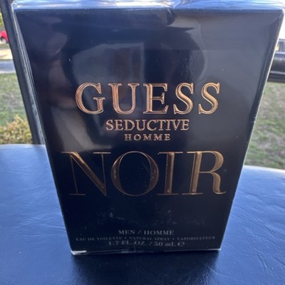 GUESS Seductive Homme Noir Eau de Toilette Spray 1.7 fl oz / 50 mL