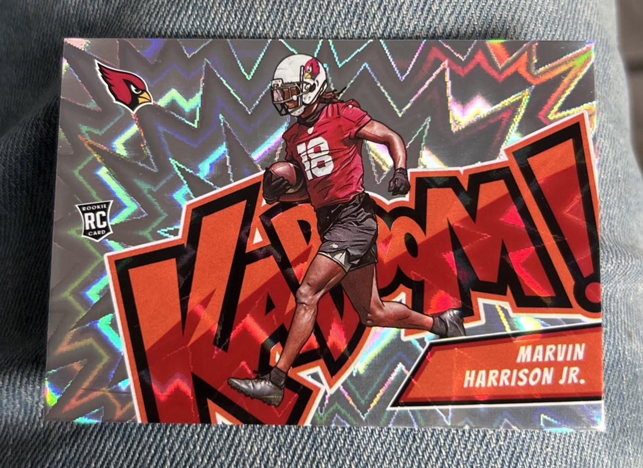 Panini 2024 Absolute Kaboom! Rookie Marvin Harrison Jr. #10 Arizona Cardinals