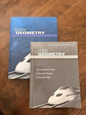 Saxon Geometry Set, Text, Testing Book