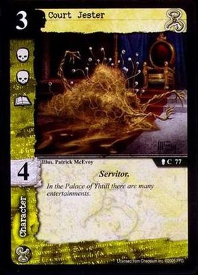 Court Jester - Masks of Nyarlathotep - Call of Cthulhu CCG