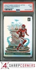 2020 PANINI DONRUSS OPTIC DOWNTOWN PRIZM #DT3 PATRICK MAHOMES II PSA 7
