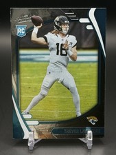 2021 Absolute 101 Trevor Lawrence Rookie RC Jacksonville Jaguars football card. rookie card picture