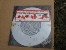 NOS  UTAH MR8A Flush Mount Ceiling Speaker Baffle/Grille For 8" Speakers