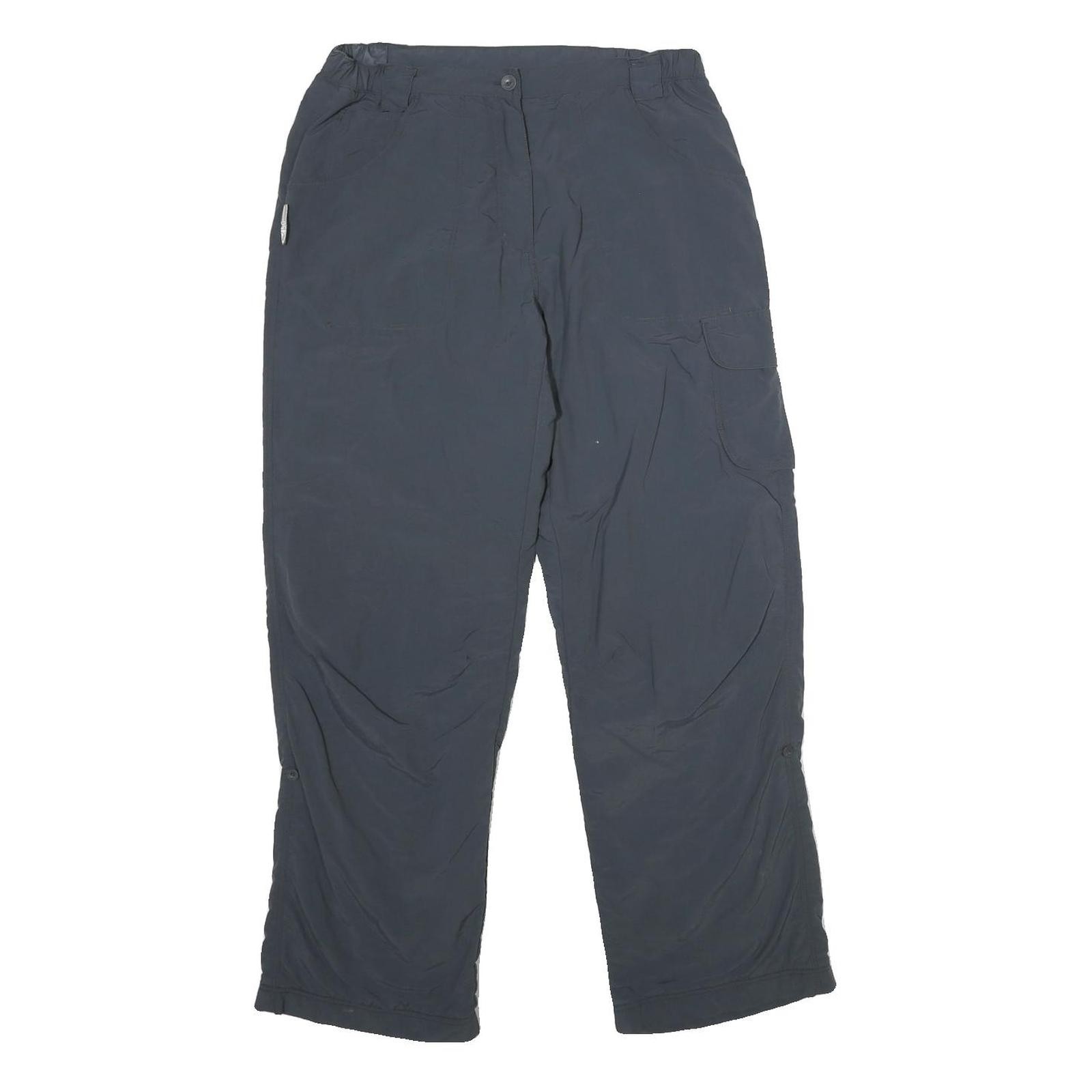 SALEWA Pantalones Rectos Azules Poliamida Exterior Talla 28 W28 L30 Senderismo
