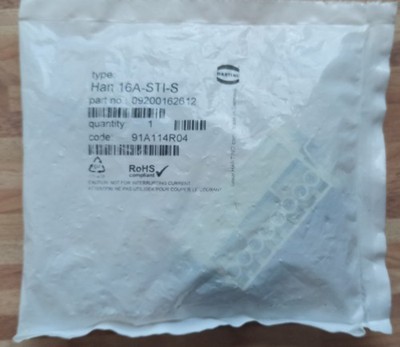 Harting HAN 16A-STI-S, 09200162612, Steckverbinder ***in OVP***