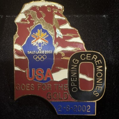 Salt Lake City 2002 Olympics USA Opening Ceremonies Pin 1/2002 Limited 