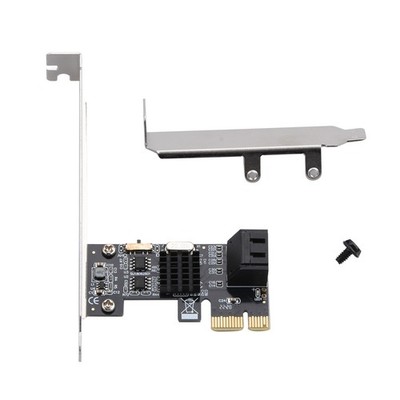 New 2 SATA interfaces Port SATA III Expansion Controller Adapter Card 6G