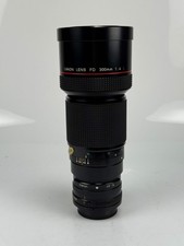 Canon New FD 300mm f4 L Telephoto NFD MF Lens