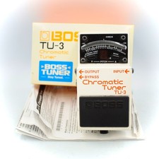 BOSS TU-3 Chromatic Tuner With Original Box Guitar Tuner Pedal FZ21608