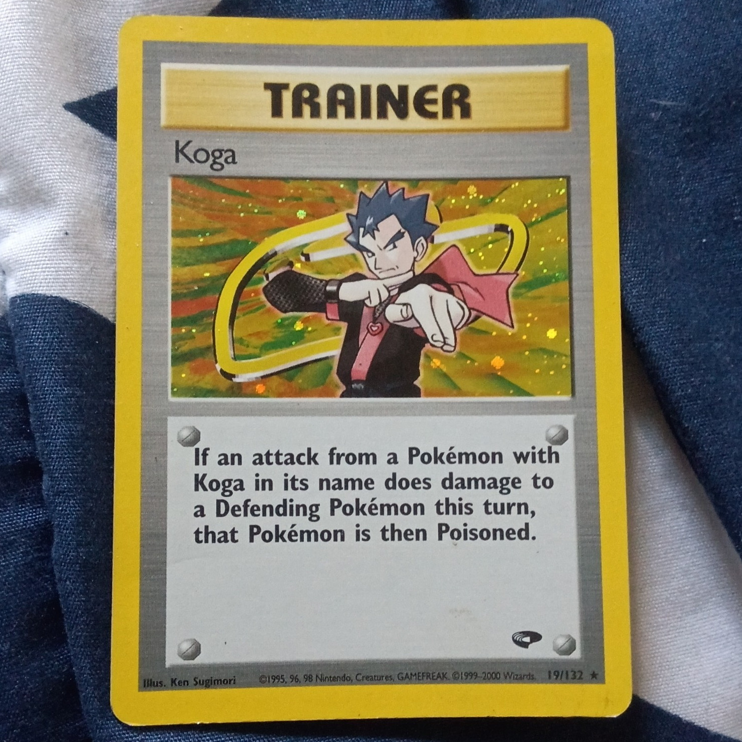 Wizards of the Coast Koga 19/132 Gym Challenge Holo Rare Unlimited 2000 English
