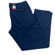 BANANA REPUBLIC Flat Front Pants Men  s Blue Slim Fit Size 34 x 30 NWT New