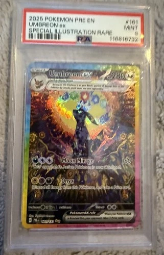 Umbreon ex 161/131 Sv: Prismatic Evolutions Holo PSA 9