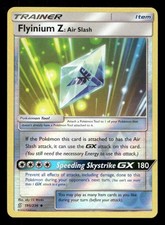 Flyinium Z: Air Slash Reverse Holofoil SM - Unified Minds 195/236 LP Pokemon