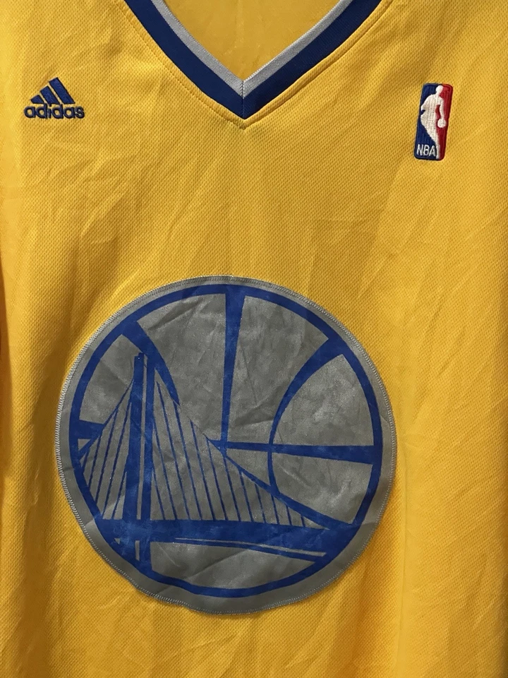 Camiseta Adidas Steph Curry GS Warriors Manga Grande Bin 1 Foto 2 de 4