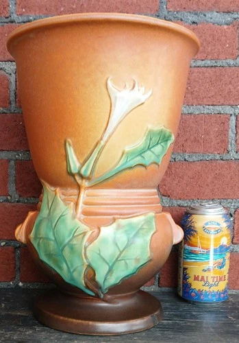 Roseville Thornapple 774-12 Vase, see description, MCM, Vintage Art Deco Pottery