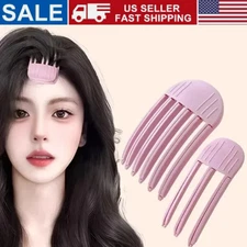 2pcs Fluffy Hair Root Clips Set Volumizing Bangs Curlers for Women Styling