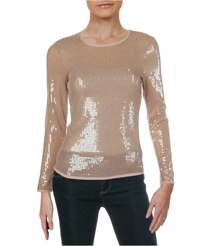 Blusa Pullover Free People Mujer Ojos Diamante, Tostada, XS