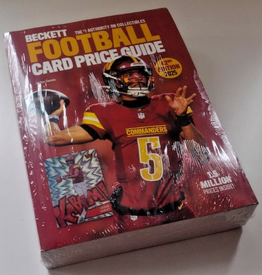 2025 42nd Edition Beckett Football Card Price Guide NEW $39.95 Cover Daniels