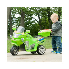 Kids Motorcycle 3-Wheel Ride on Toy 6V Electric Motorcycle Kids Ages 3-6, Green