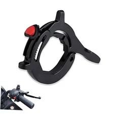 Universal Motorcycle Throttle Lock with Silicone Protective Ring - Adjustable 